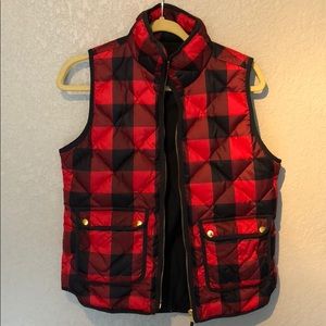J.Crew Excursion Vest plaid size S